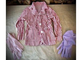 Vintage Childs Shirt And Ladies Gloves