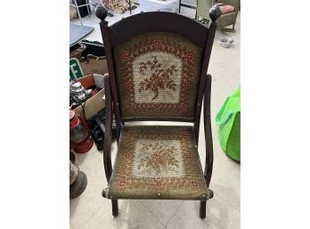 Precious Antique Folding Chair