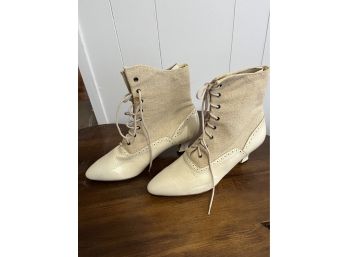 Vintage Lace Up Boots