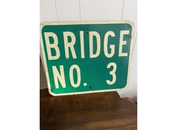 Cool Vintage Road Sign