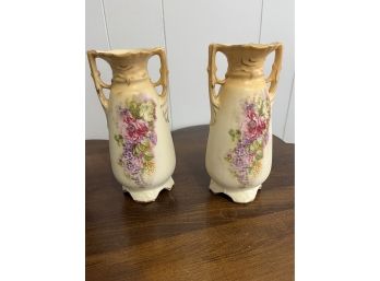 Precious Pair Of Vintage Vases