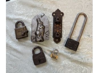 Vintage Locks And Candy Mold