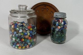 Vintage Marbles With A Game