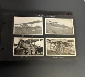 World War One Photo Album 50th Aero Squadron, Prisoners, Plane Crash, Race Track Photos