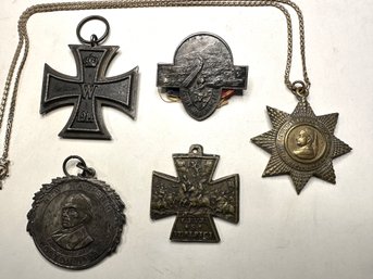 Interesting Antique Medals German WW1 Medal,  Queen Victoria, Etc