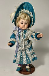 Antique Doll Marked S & H 390, 13 Inches