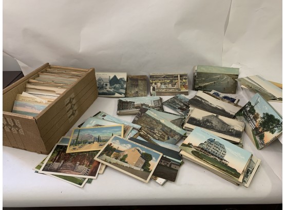 Box Of Antique Real Photo Postcards