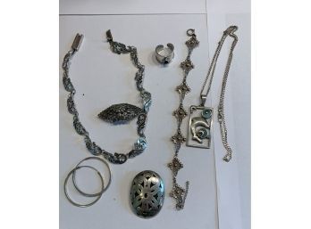 Selection Of Vintage Sterling Jewelry