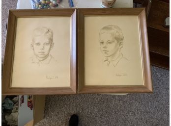 Two Pencil Drawings