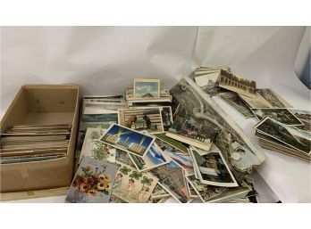 Box Of Antique Real Photo Postcards