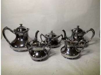 Antique Silver Plated Tea Set