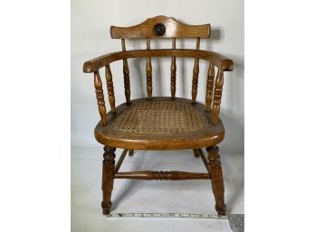 Childs Antique Oak Windsor Style Chair