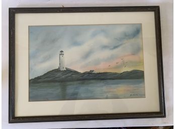 Light House Watercolor Betty Cooke