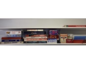 Large Group Of Vintage Games And Puzzles