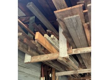 Misc Lumber And Wood In Barn