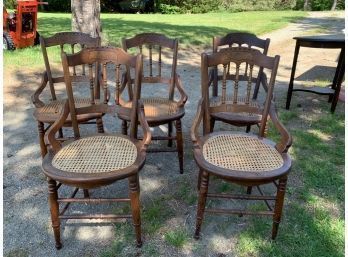 Five Antique Dining Room Chairs