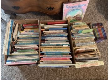 3 Boxes Of Childrens Books. (O)