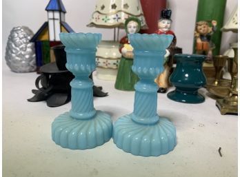 Group Of Candlesticks And Candles