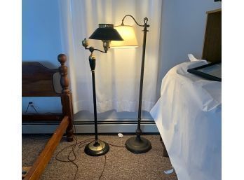 Black Tole Painted Lamp W/ Another