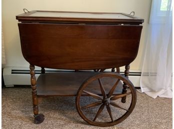 Vintage Tea Cart W/ Removable Tray