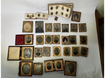 Group Of 19th Century Photography  Daguerrotypes, Ambrotypes Etc.