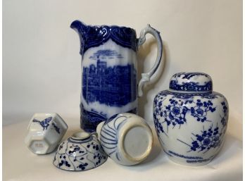 Group Of Blue And White Porcelain