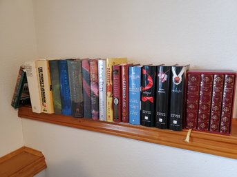 Lot Of Books On Shelf
