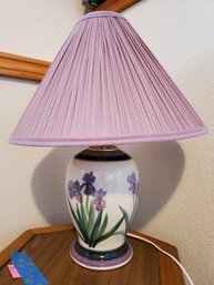 Handpainted Flower Lamp