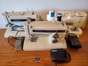 Lot Of Three Sewing Machines