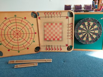 Vintage Dart And Game Board