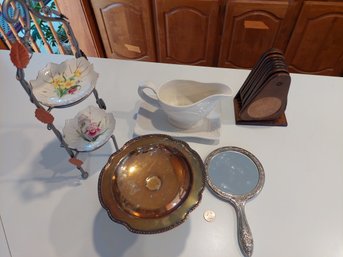 Vintage Lot Of Silverplate, Porecelain And Ceramic Nasco, Wallace, Southern Living Gallery