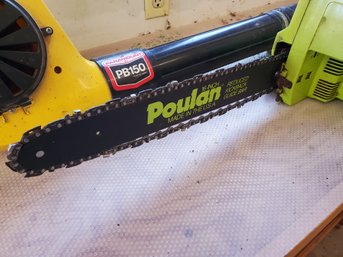 Paramount Pb 150 And Poulan 16 Inch Chainsaw