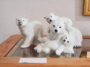 Lladro Copenhagen Bear Porcelain Figurines