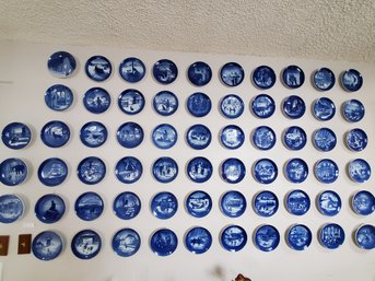 Lot Of 63 Decorative Wall Plates Royal Copenhagen