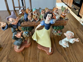 Walt Disney Jim Shore Snow White And 7 Dwarfs