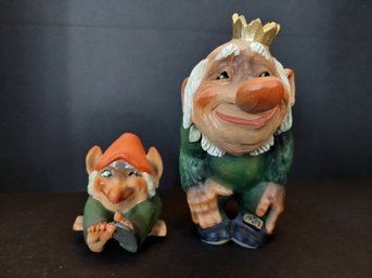 Henning Handcarved Norway Two Trolls