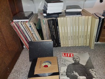 Classical Music LPs And 45s And Life Magazine