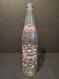 Grapette Vintage Glass Soda Bottle