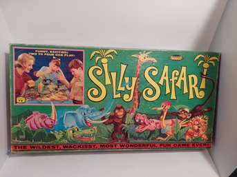 1966 Silly Safari Board Game Topper Toys