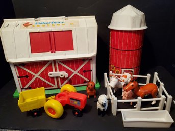 Fisher-price 1960s Farm Toy Set
