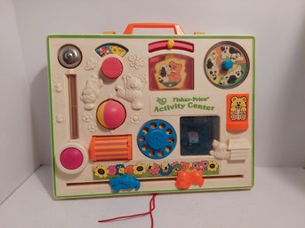 Fisher Price Activity Center Busy Box Baby Crib Toy 1973 To 1984