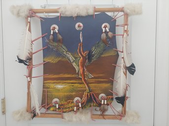 Native American Dream Catcher Hand Painted