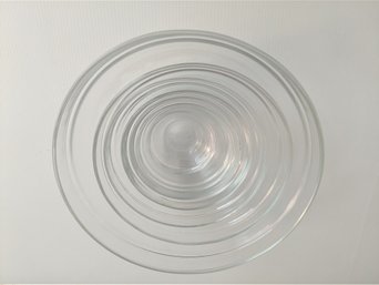 Nesting Graduated Clear Glass Bowl Set Made In France Food Prep