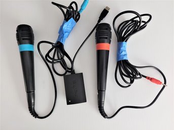Singstar 2 Microphones And Adapter