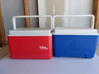 2 Igloo Personal Coolers