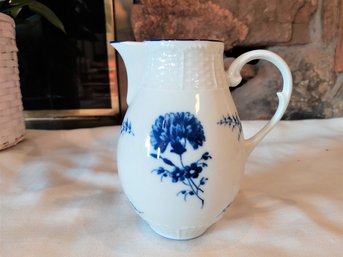 Limoge Blue And White Pitcher