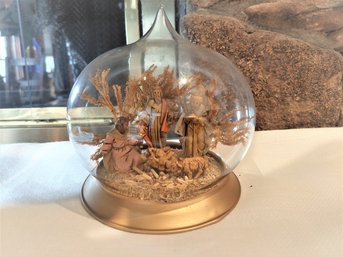 Fontanini Holy Family Nativity Glass Ornament