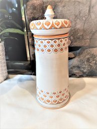 Deruta Made In Italy Hand Painted And Numbered Jar
