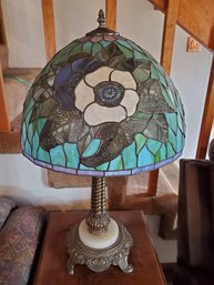Stained Glass Floral Table Lamp