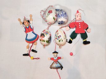 Wooden Hungarian Ornaments